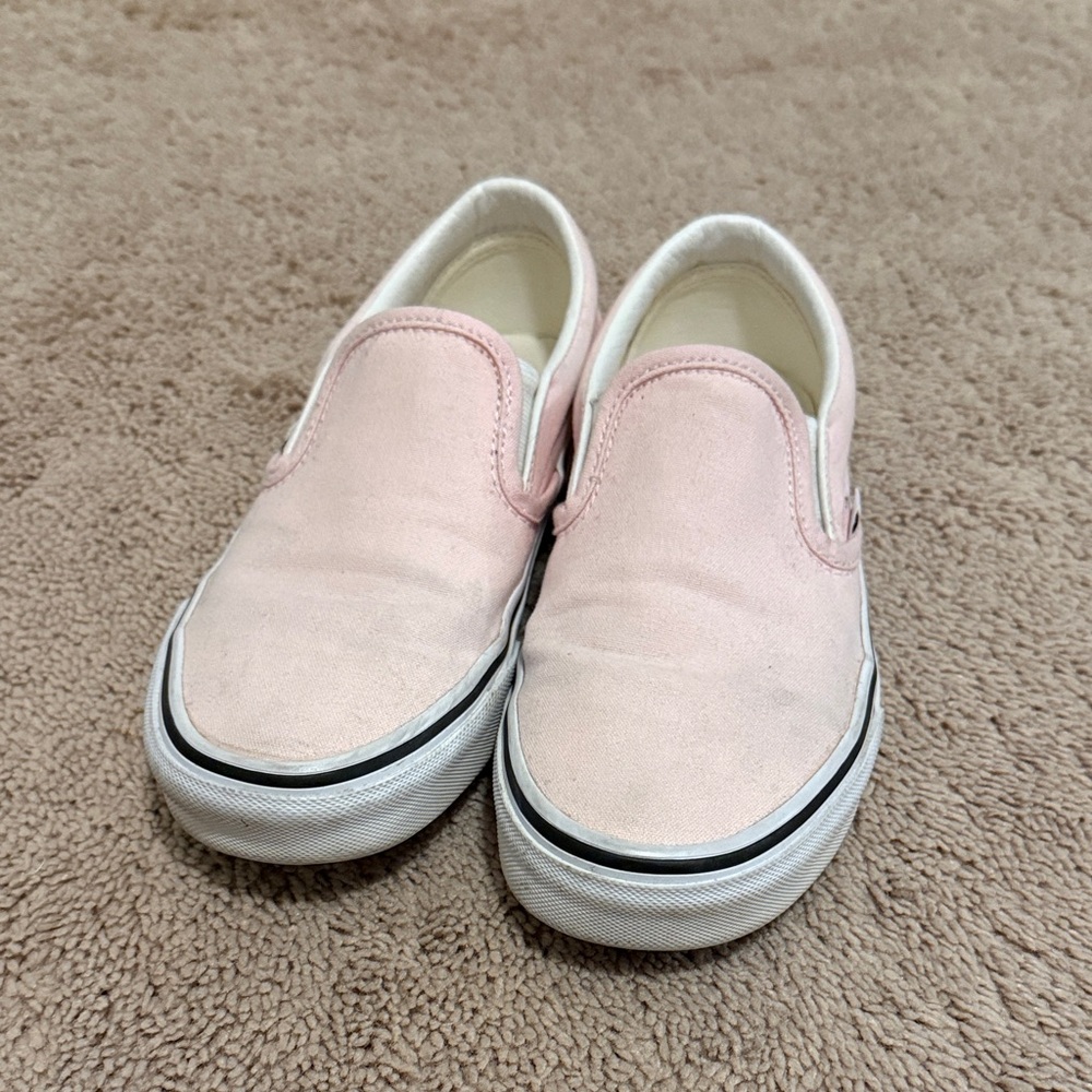 Vans Pink Slip-On Shoes